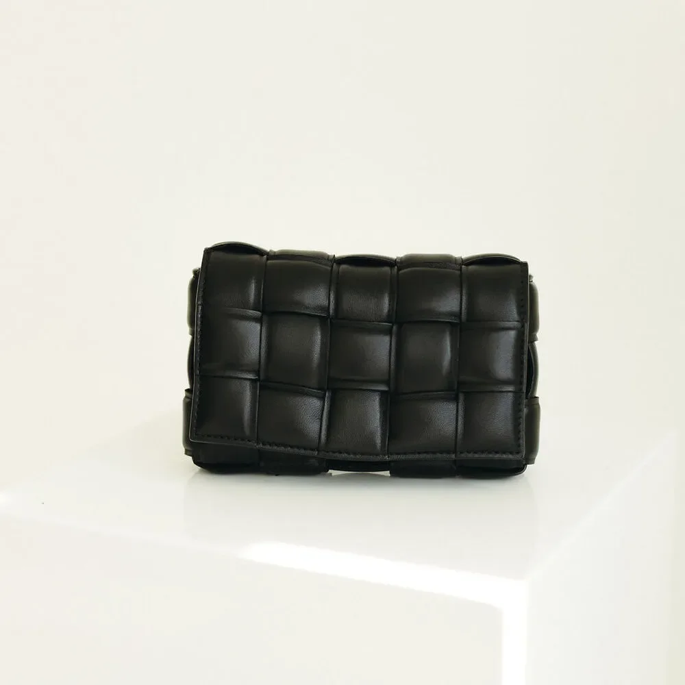 Bottega Veneta Padded Cassette Bag Black